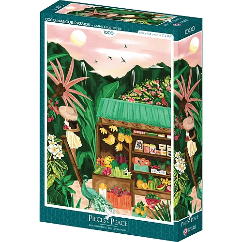 Pieces & Peace Puzzle Coco, Mangue, Passion - 1000 Teile