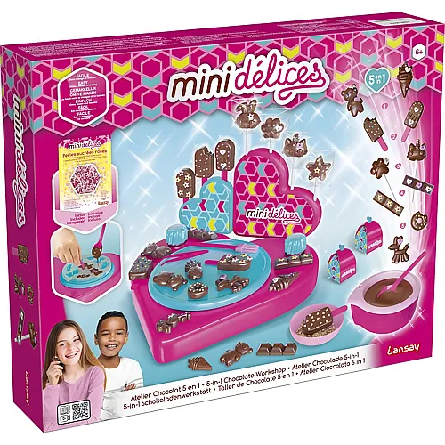 Lansay Mini Delices Mon Super Atelier Chocolat 5 en 1 (FR)