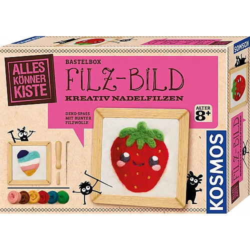 Kosmos Filz-Bild