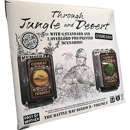 Days of Wonder Memoire 44 Extension Dans LA Jungle ET LE Desert (FR)