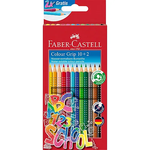 Faber-Castell Buntstifte Set, bruchsicher (12Teile)