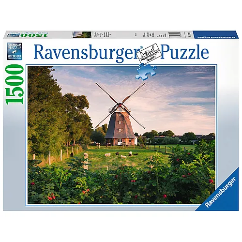 Ravensburger Puzzle Windm�hle an der Ostsee - 1500 Teile