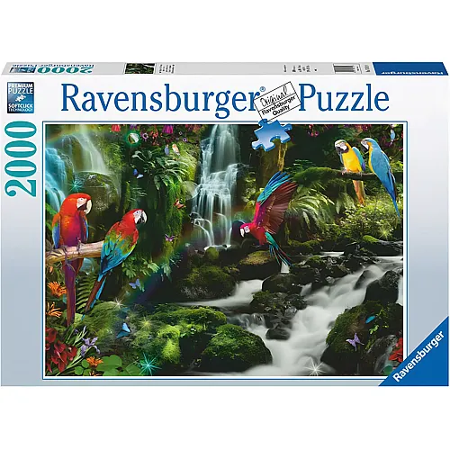 Ravensburger Puzzle Bunte Papageien im Dschungel