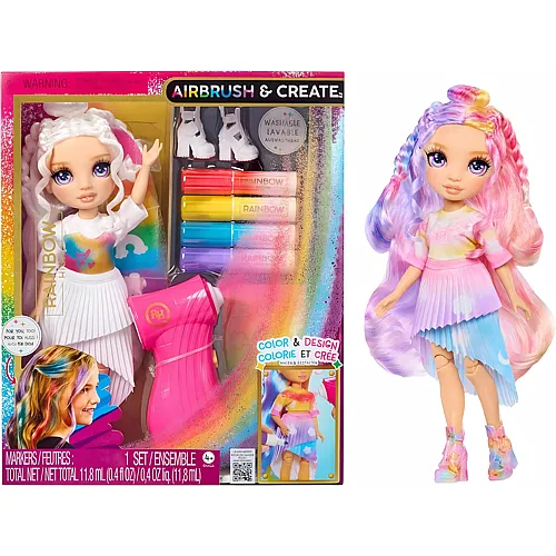 Air Brush & Create - 1 DIY Modepuppe mit Airbrush Market Kit