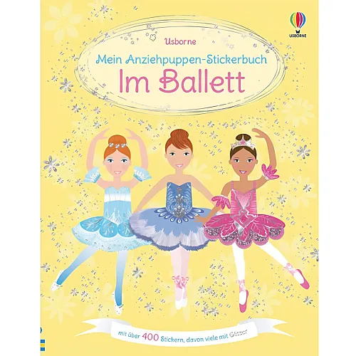 Mein Anziehpuppen-Stickerbuch: Im Ballet