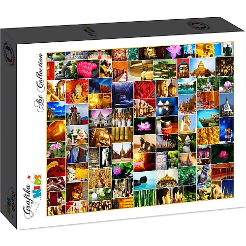 Grafika Puzzle Art Collection Grafika Kids Collage - Zen - 204 Teile