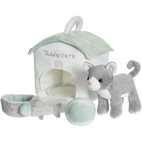 Teddykompaniet Spielset Katzenhaus