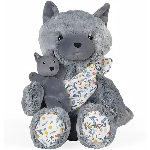 Kaloo Linoo Mama Wolf Louise und Ihr Baby (36cm)