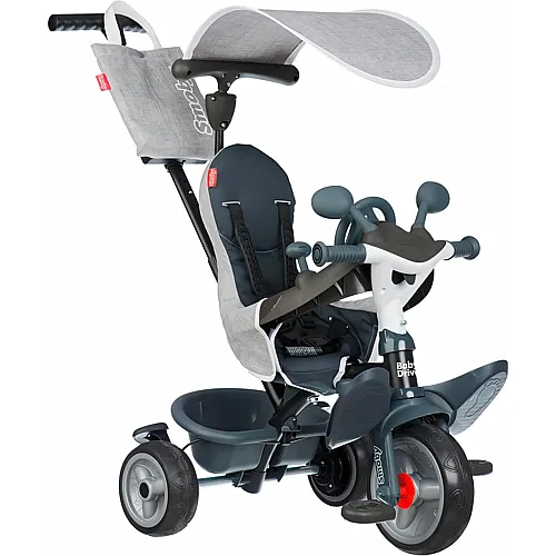 Smoby Dreirad Baby Driver Grau