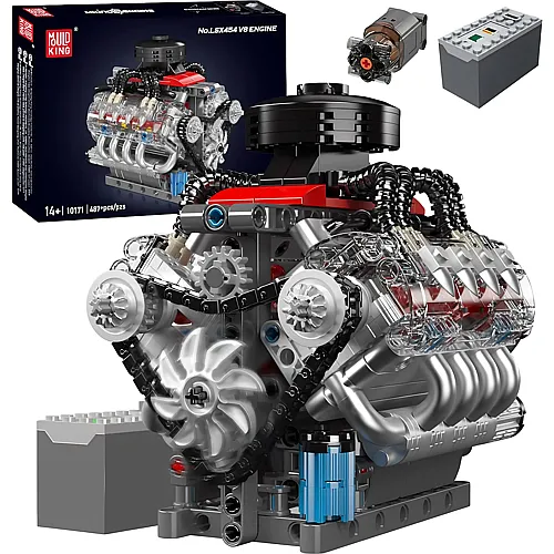Mould King Engines V-8-Motor LSX454 10171