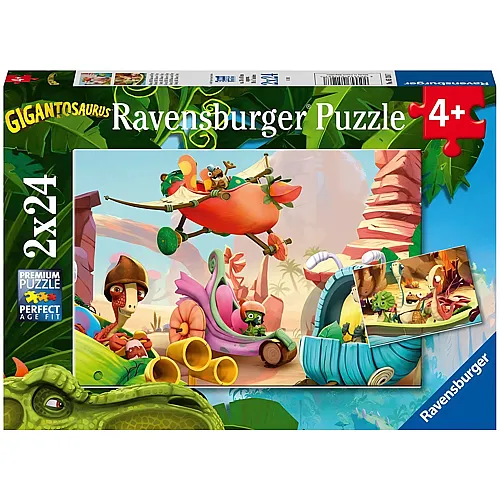Ravensburger 2 Puzzles - Gigantosaurus