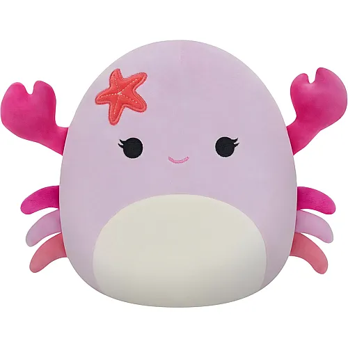 Squishmallows Pl�sch Cailey die pinke Krabbe - 19 cm