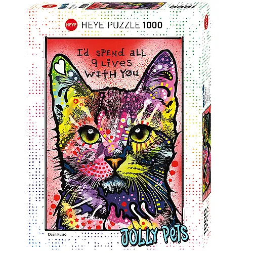 Heye Puzzle Dean Russo 9 Lives (1000Teile)