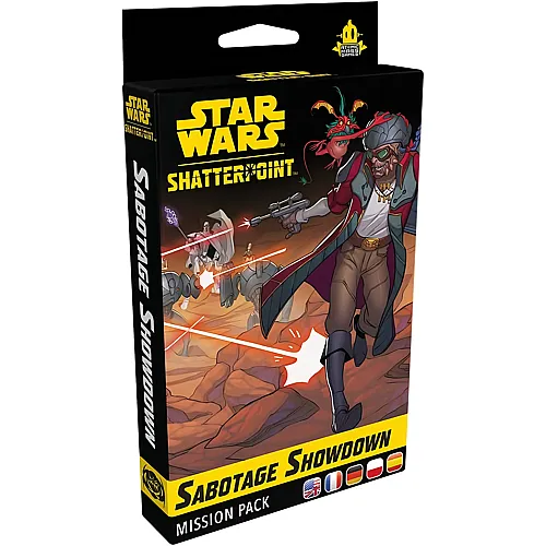 Atomic Mass Games Star Wars: Shatterpoint � Sabotage Showdown, Mission Pack Erweiterung, Tabletop, 2 Spieler, Ab 14+ Jahren, 90-120