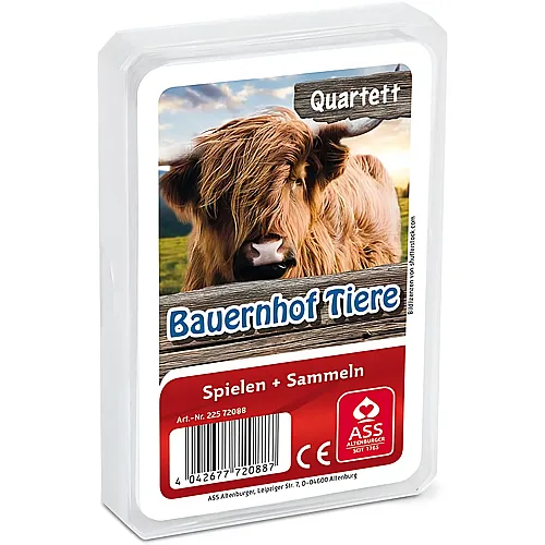 Quartett Bauernhoftiere