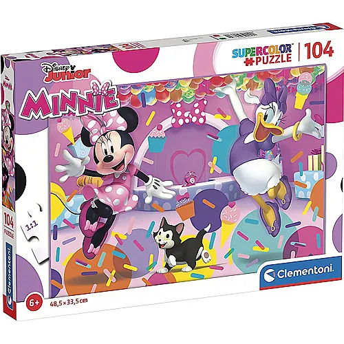 Clementoni Puzzle Supercolor Minnie Mouse (104Teile)