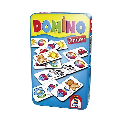 Schmidt Spiele Domino Junior - Metalldose