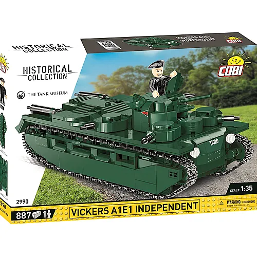 COBI Historical Collection Panzer Vickers A1E1 Independent (2990)