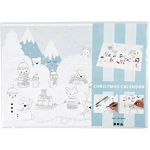Adventskalender Polar zum Gestalten