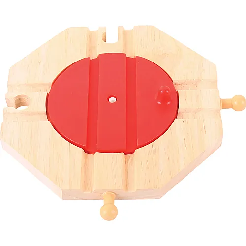 Bigjigs Holzschienen � 4-Richtungs-Plattenspieler