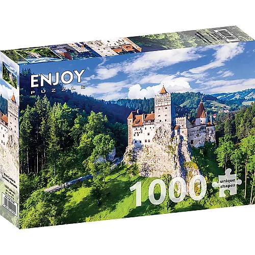 Enjoy Puzzle Bran Castle in Summer, Romania - 1000 Teile