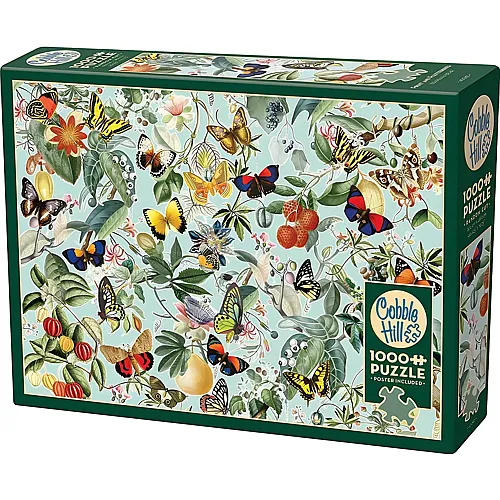 Cobble Hill Puzzle Barbara Behr Fruit and Flutterbies - 1000 Teile