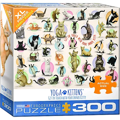 Eurographics Puzzle Yoga Kittens - 500 Teile