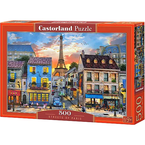 Castorland Puzzle Dominic Davison Streets of Paris - 500 Teile