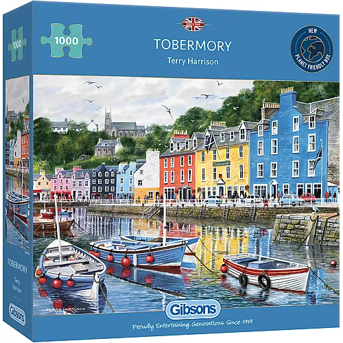 Gibsons Puzzle Terry Harrison Tobermory - 1000 Teile