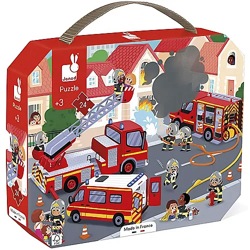 Janod Puzzle Feuerwehr (24Teile)