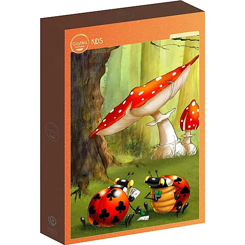 Grafika Puzzle Fran�ois Ruyer Poker des Coccinelles - 300 Teile