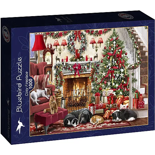 Bluebird Puzzle Cosy Fireplace (1000Teile)