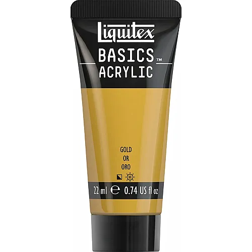 Liquitex Lqx Basics Acrylfarbe 22ml Tube Gold