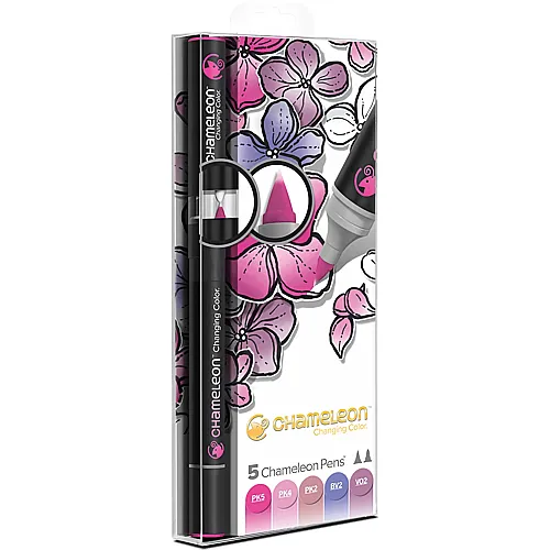 Chameleon 5-pen Floral Tones Set