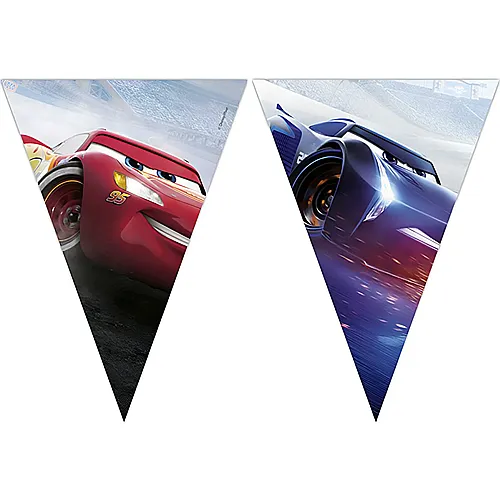 Amscan Disney Cars Wimpelkette mit 9 Flaggen