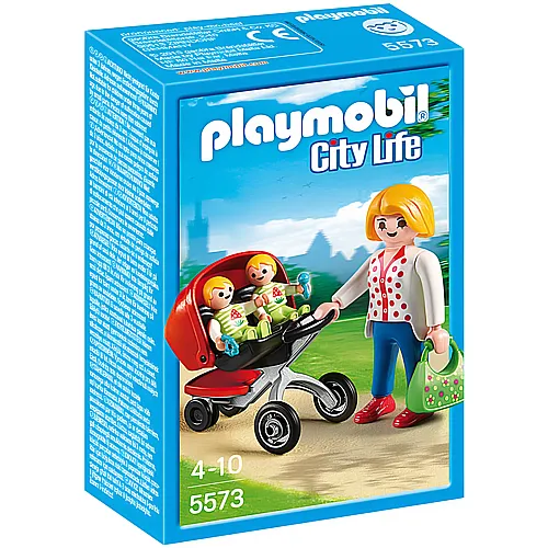 PLAYMOBIL City Life Zwillings-Kinderwagen (5573)