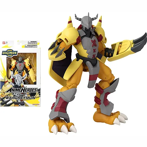 Bandai - Anime-Helden - Digimon - 17cm groe Figur von Digimon WarGreymon - 37701
