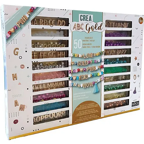 Nice Group Perlen-Set ABC Precious gold