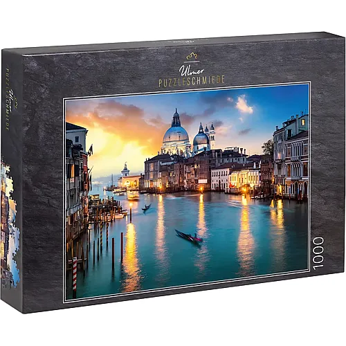 Sonnenuntergang �ber dem Canal Grande in Venedig, Italien - 1000 Teile