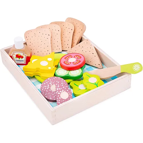 New Classic Toys Bon Appetit Schneideset Sandwich (18Teile)