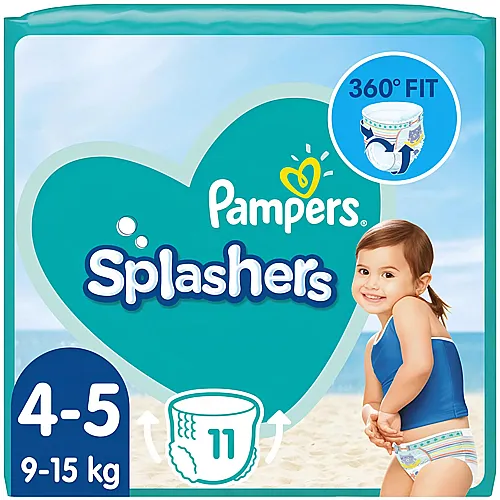 Pampers Splashers Schwimmwindeln Gr.4-5 (11Stck)