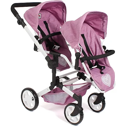 Puppenwagen Linus Duo Pink