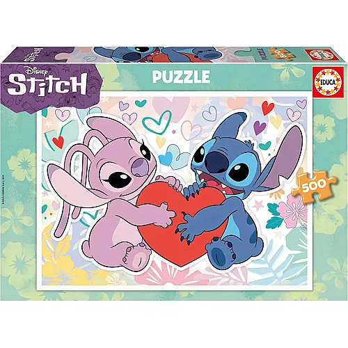 Stitch voll verliebt 500Teile