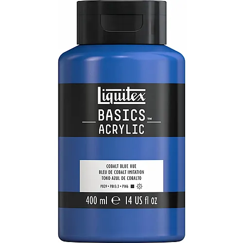 Liquitex Lqx Basics Acrylfarbe 400ml Flasche Kobaltblau Farbton