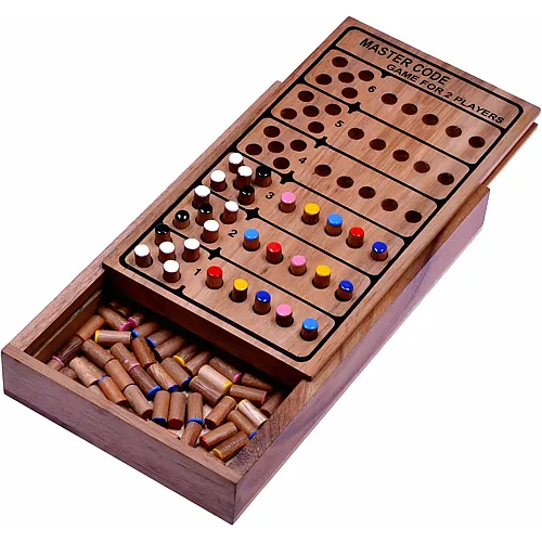 Logoplay Code Finder - Master Code - Superhirn - Strategiespiel - Denkspiel - Logikspiel - Brettspiel aus Holz f�r 2 Spieler