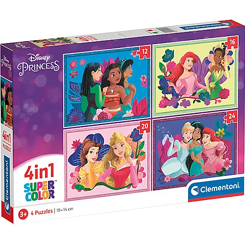 Clementoni Puzzle Princess 4in1 (12,16,20,24)