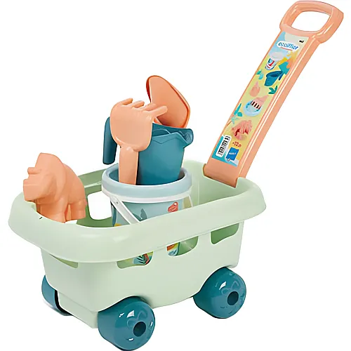 Bollerwagen mit Eimerset Dino