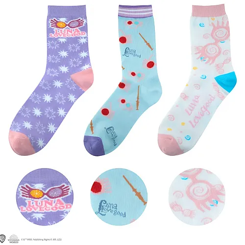 Cinereplicas Harry Potter: Luna Lovegood Socken [3 St�ck]