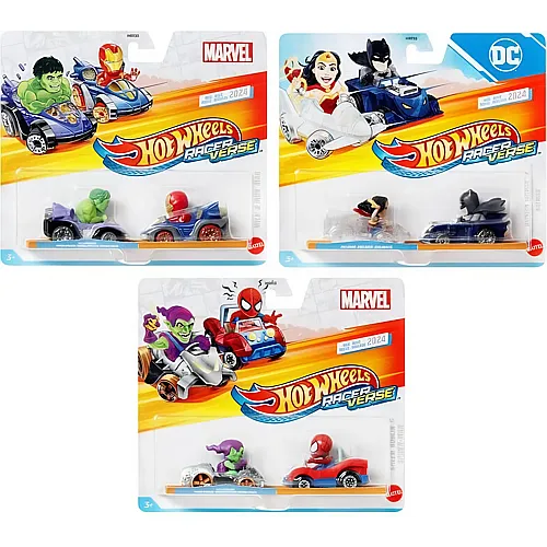 Hot Wheels Die-Cast Racer Verse Double - 1:64