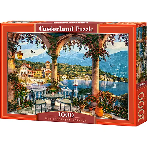 Castorland Puzzle Veranda am Mittelmeer (1000Teile)